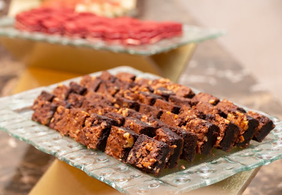Flourless Bourbon Brownies