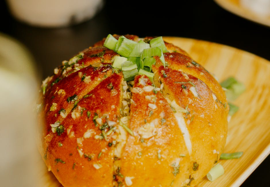 Korean Cream Cheese Garlic Bread