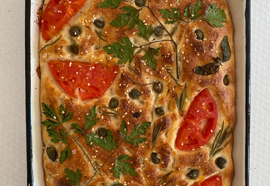 Light and Crispy Focaccia Bread