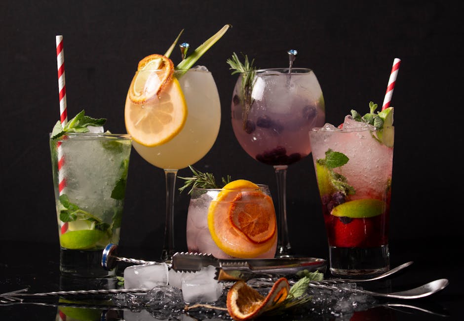 Mixed Berry Rosemary Gin Refresher