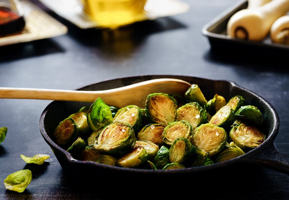 Pan Fried Brussels Sprouts with Pancetta