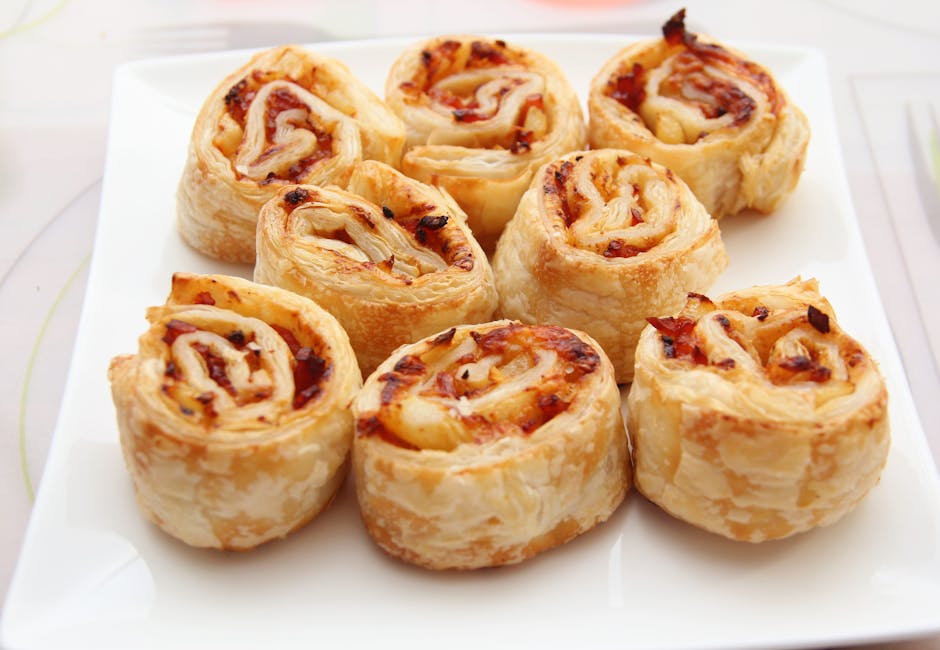 Savory Puff Pastry Pinwheels