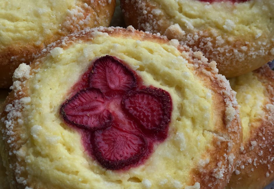Strawberry Cheese Danishes