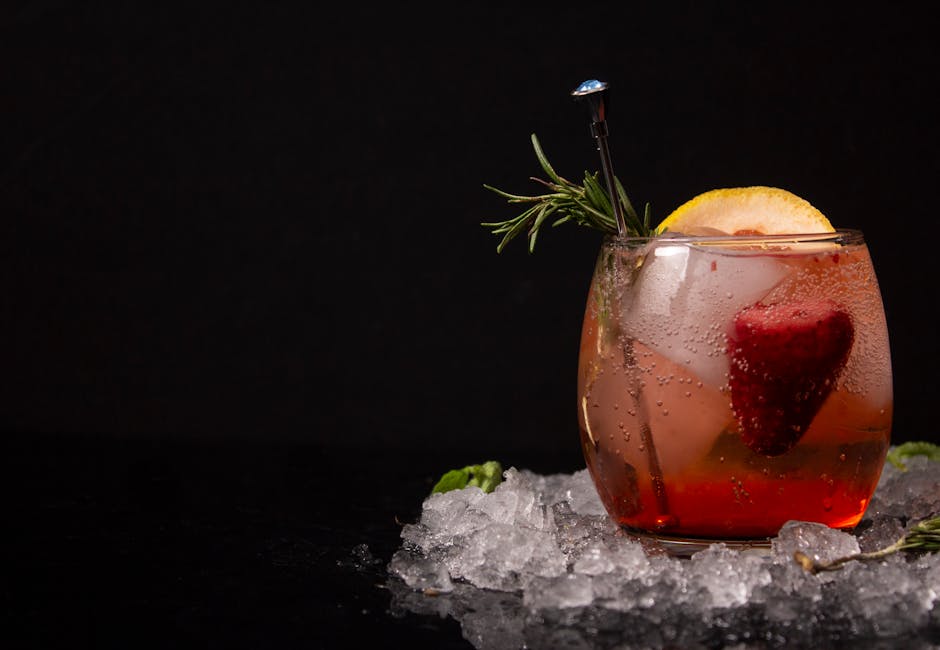 Strawberry Lemon Gin Spritz